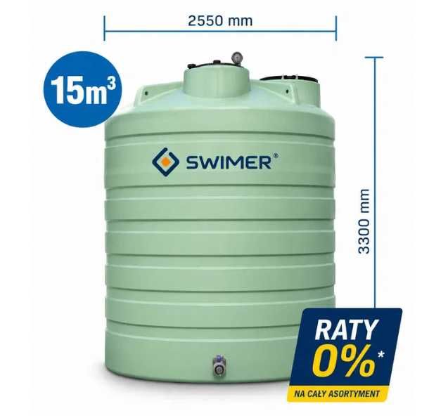 Zbiornik 15000L 2w1 na nawóz płynny RSM i wodę deszczową, ZAPYTAJ O DARMOWĄ DOSTAWĘ!