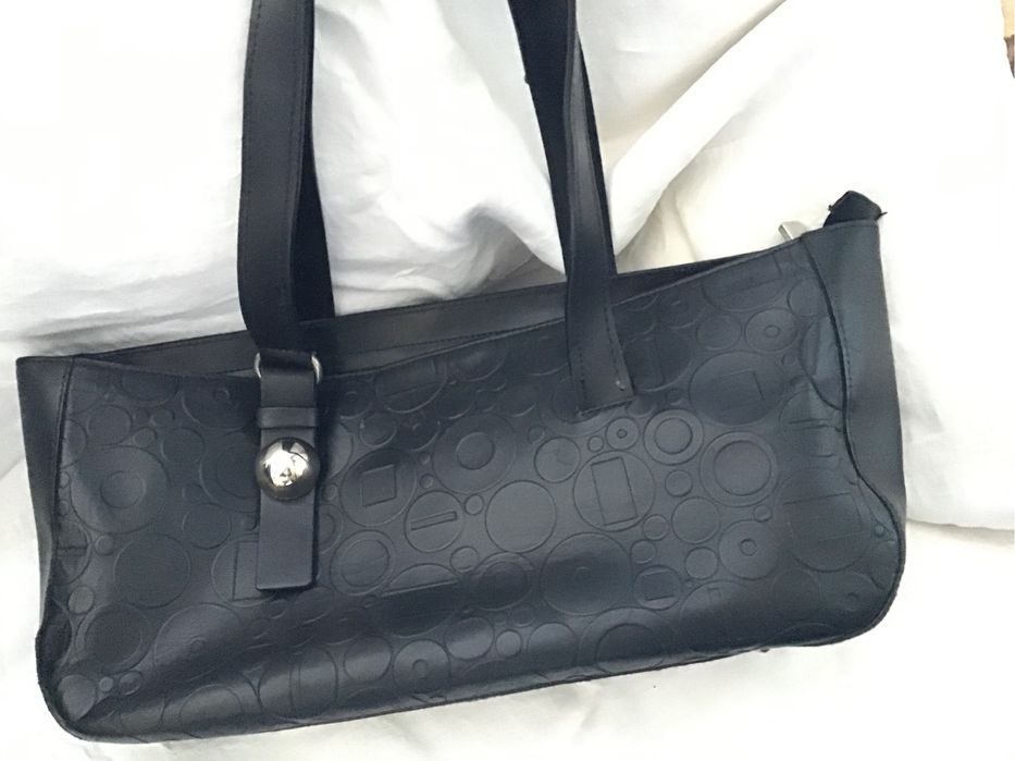 Mala Furla original em pele gravada. Negociavel.