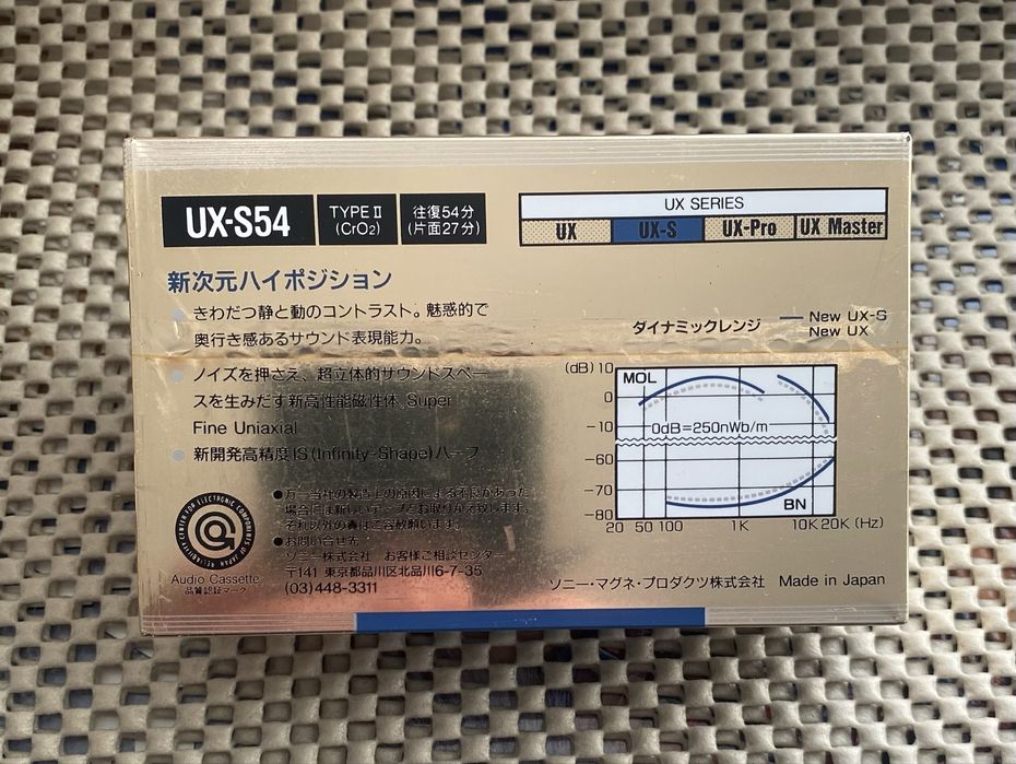 Аудіокасети Sony UX-S 54 (пак із 2-х)