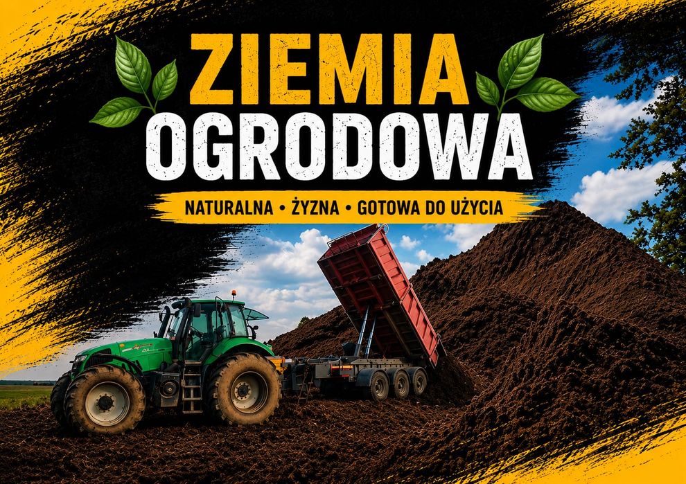 Ziemia ogrodowa z transportem