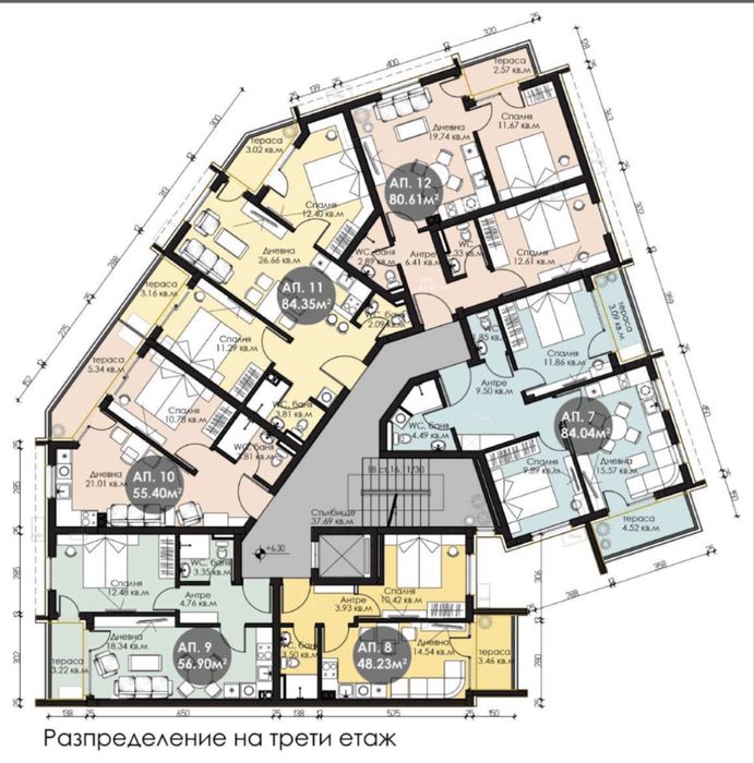 Продажа апартаментов Несебръ Болгария Mellia Florance 1450€ м2