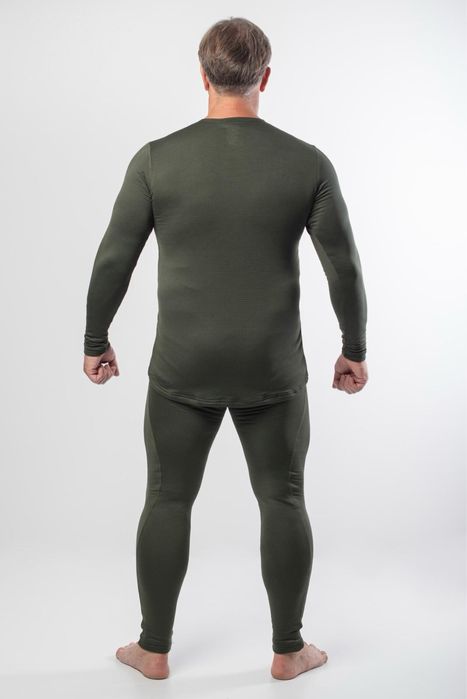 Термобілизна тактична чоловіча Олива Militari кубик мікрофліс зима