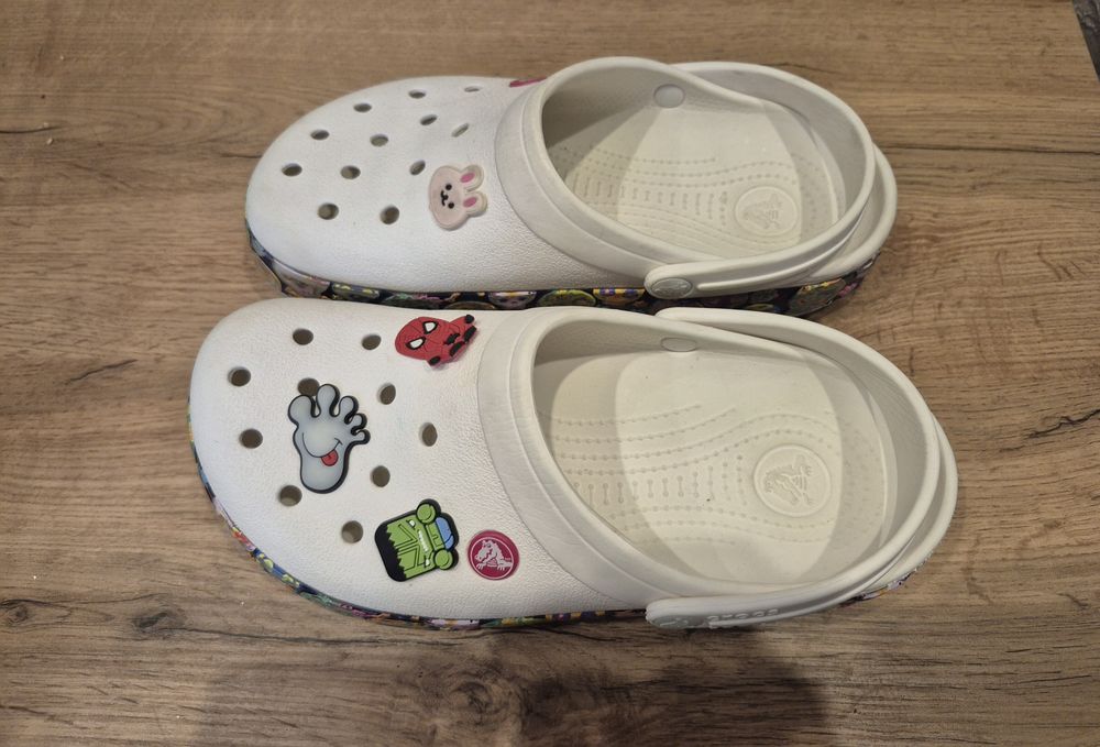 Тапки CROCS білі