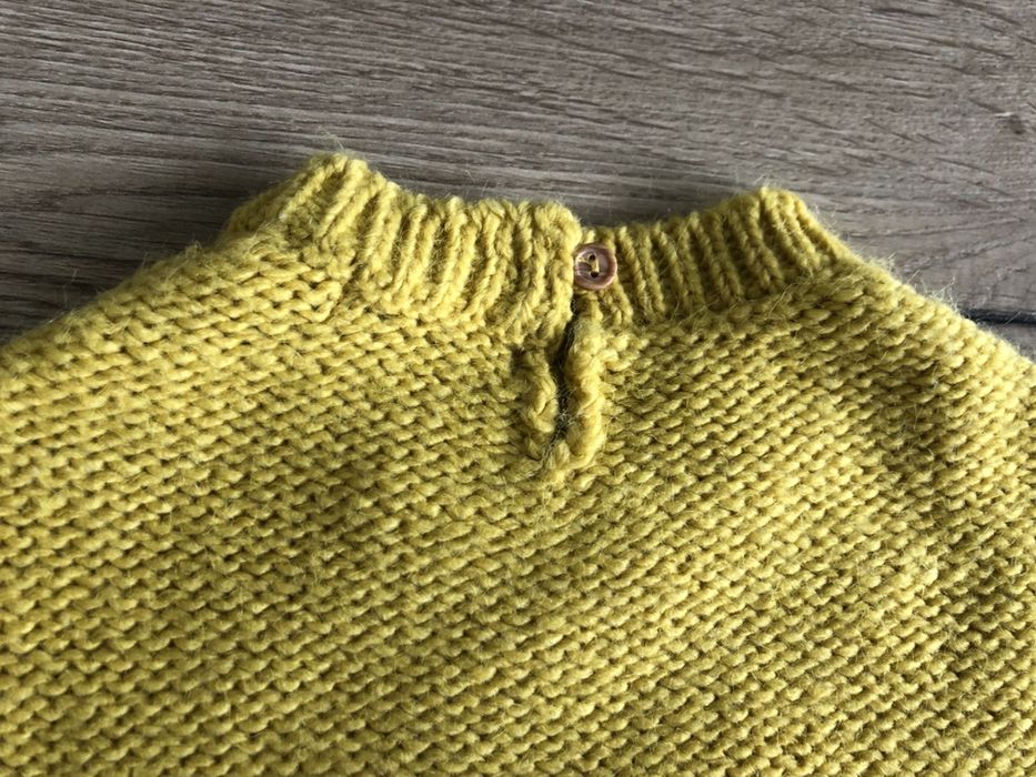 Reserved sweter żółty 62