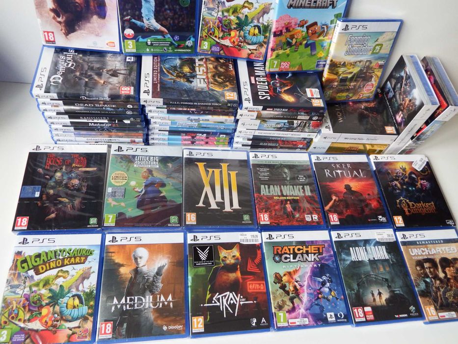 GRY NA KONSOLĘ Sony PS5 Playstation 5 GRY PS5 Płock MEGA wybór !!!