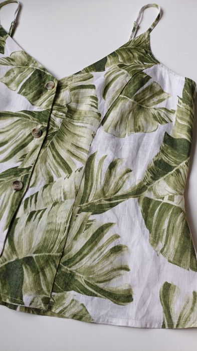 Lniana bluzka H&M rozm. M