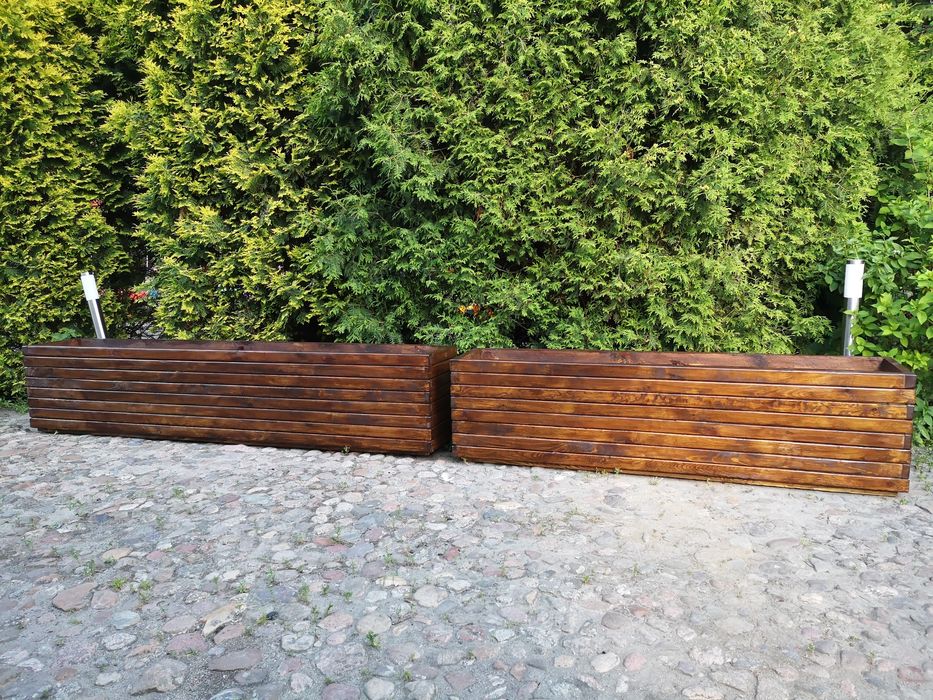 Donice drewniane solidne