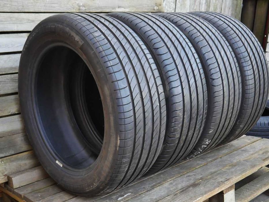 215/55 R18 Ładny kpl. opon używanych Michelin Primacy 4 DOT 2021