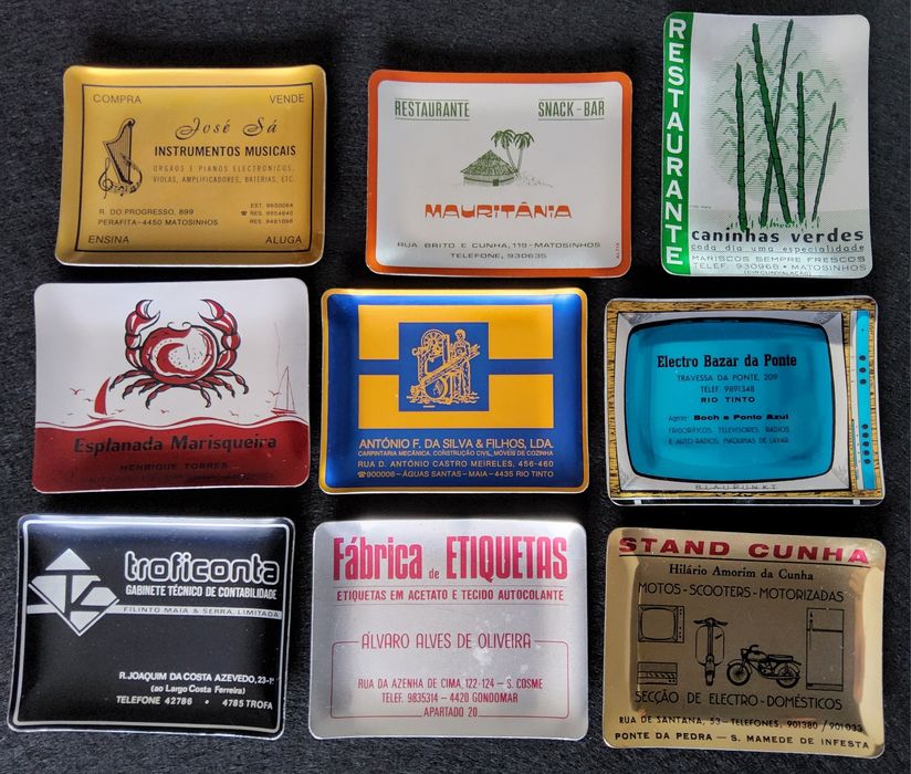 Colecionismo- Cinzeiros publicitários 3