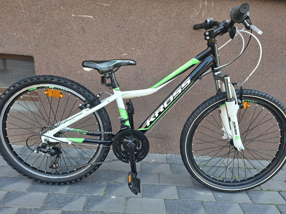 rower dziecięcy górski KROSS Hexagon koła 24" rama 12" alu