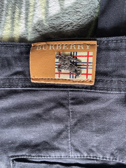 Bawełniane damskie spodnie Burberry rozmiar 32