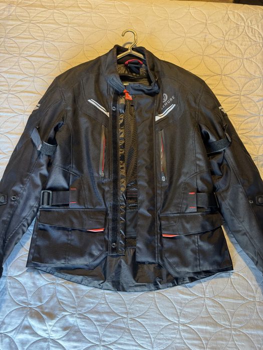 Casaco para mota S Armure NOVO e protecão de costas