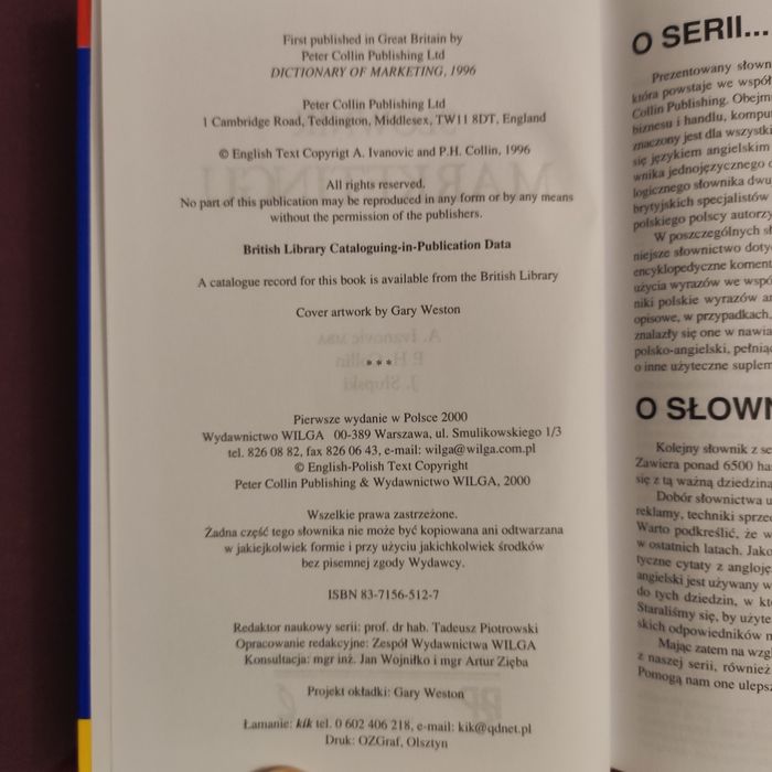 Słownik marketingu angielsko-polski polsko-angielski