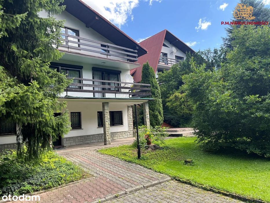 Piękna, widokowa działka z dwoma domami!!!