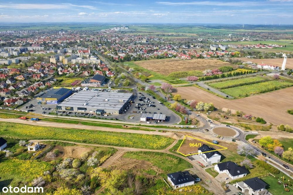 Działka budowlana 851 m² | Świebodzin | MPZP | media przy działce - Widok 2