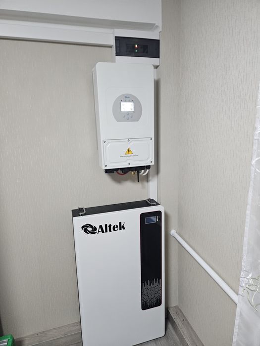 Підключу інвертор, зарядну станцію, генератор .та налаштую систему жив