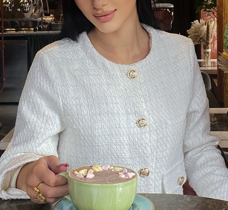 Пиджак жакет твидовый в стиле Chanel