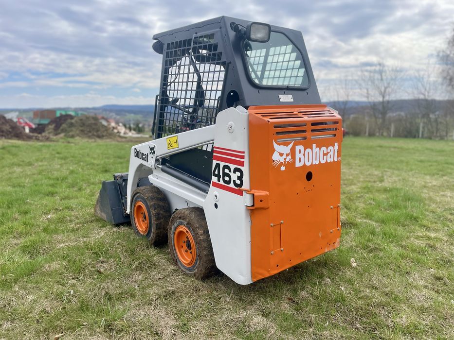 Miniładowarka bobcat 463 łyżka , widły