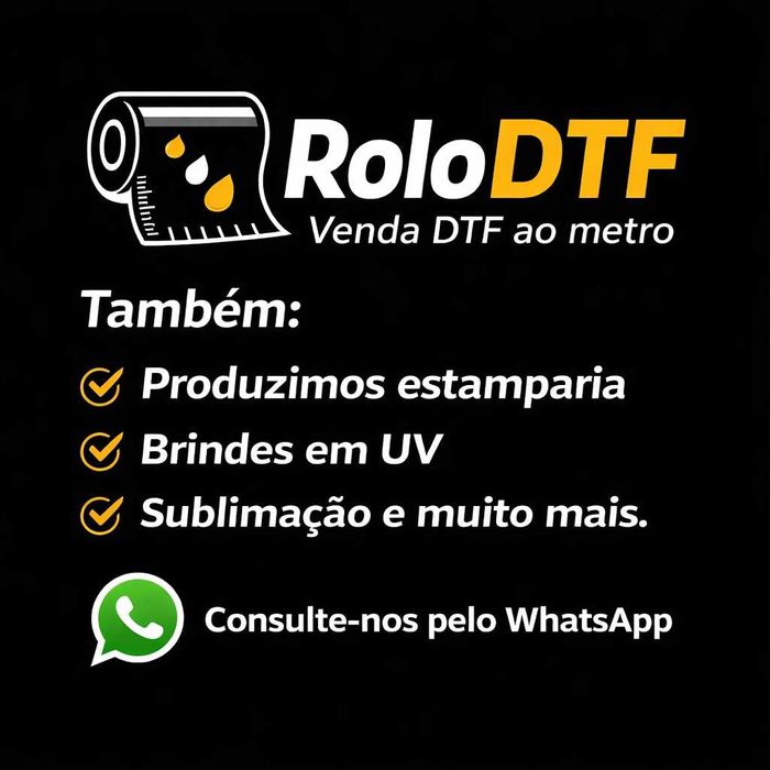 DTF em rolo ou  metro