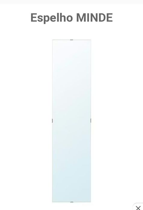 Espelho quarto wc 120x40 cm