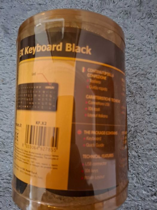 Teclado flexível Kraun para PC com LAYOUT ITALIANO