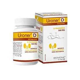 Uroner d mannoza 500 mg, Kapsułki (36 sztuk)