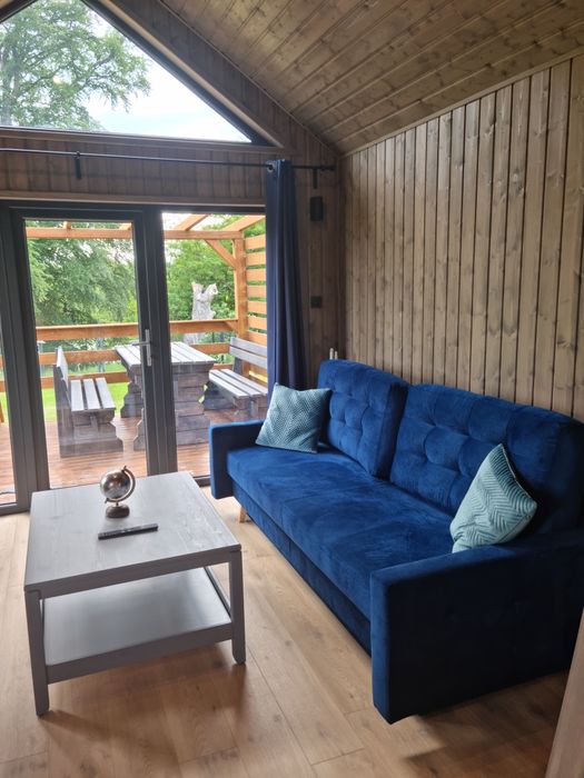 Turkusowy Domek Nad Jeziorem Bystrzyna