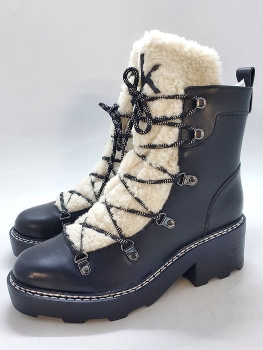 Шкіряні чорні черевики оригінал 36 розмір Calvin Klein 23 см устілка