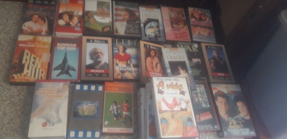 Set of 65 Various VHS Tapes