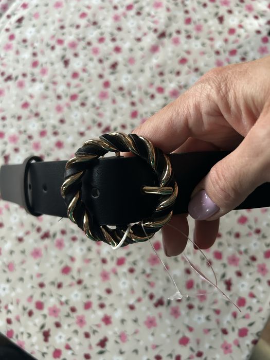 Nowy skorzany pasek Only damski