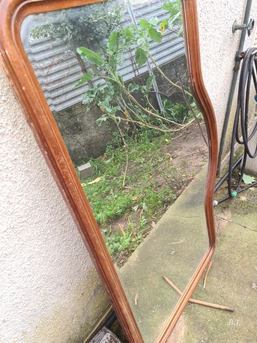 Espelho  madeira movel