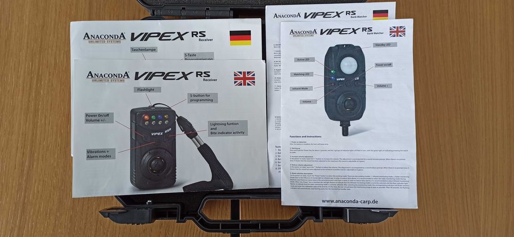 Alarm Z Czujnikiem Ruchu Anaconda Vipex RS Camp Security Set 2+1