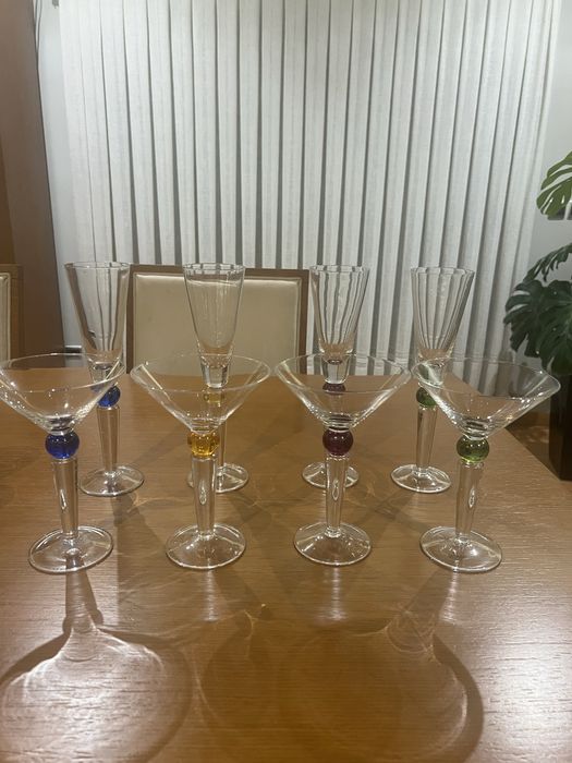 Taca de champanhe e coctail