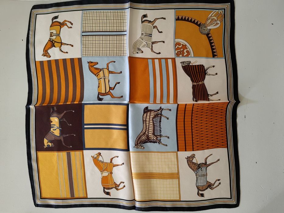 Apaszka jedwabna chusta 100% jedwab