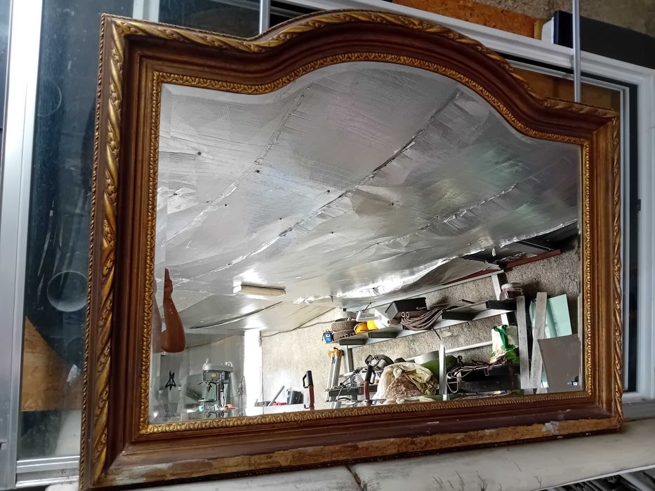 Espelho grande para restauro