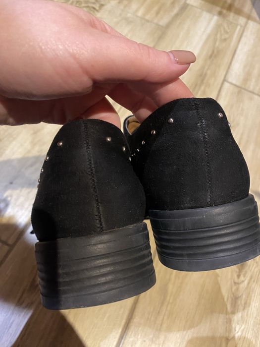 Półbuty damskie zamszowe rozmiar 40