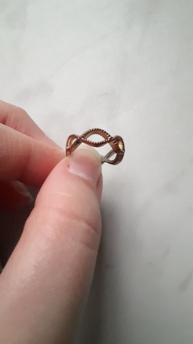 Pierścionek malutki spirale 14,5mm