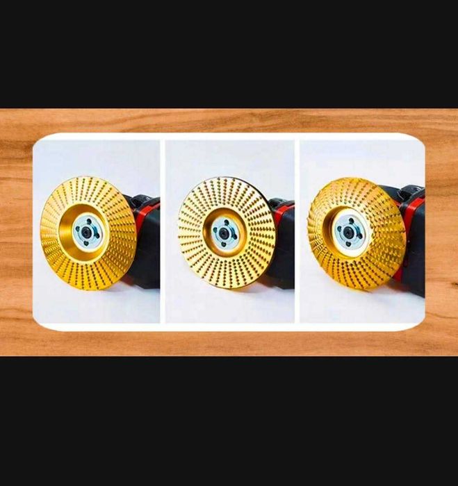 Диск, круг обдирочный,шлифовальный по дереву 100×22.2мм-комплект 3 шт.