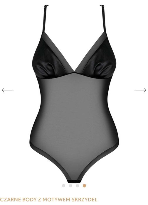 Body z motywem skrzydeł "Obsessive ",rozm.L/XL