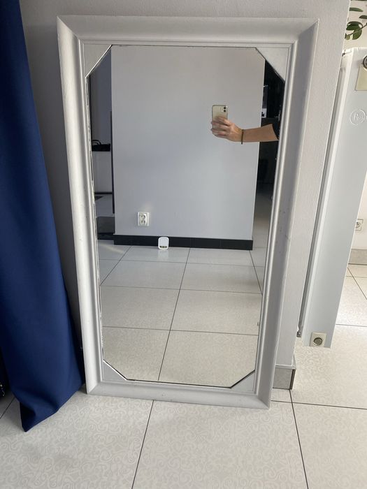 Lustro 110x60 lustro w ramie do powieszenia w poziomie lub pionie