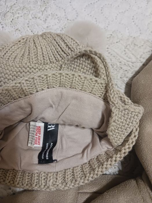 Casaco e gorro bebé zara