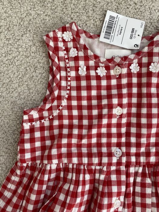 Мила сукня в клітинку Next 74-80 розмір