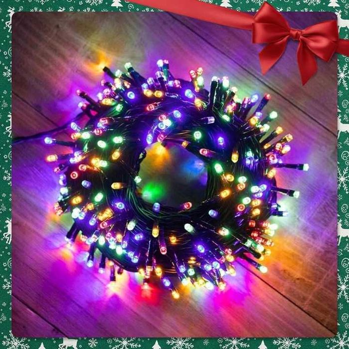 Lampki Choinkowe 500 Led 35m Multikolor 8 Trybów Programator Ip44