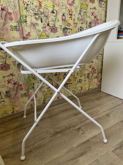 Дитяча ванночка Tega Baby з підставкою, злив для води + термометр