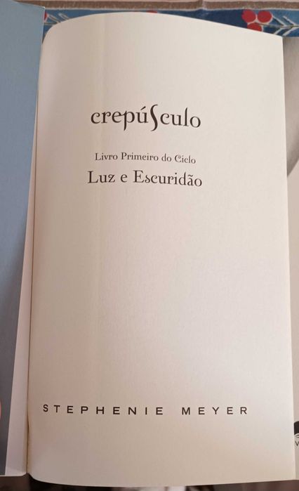 Livro Crepúsculo