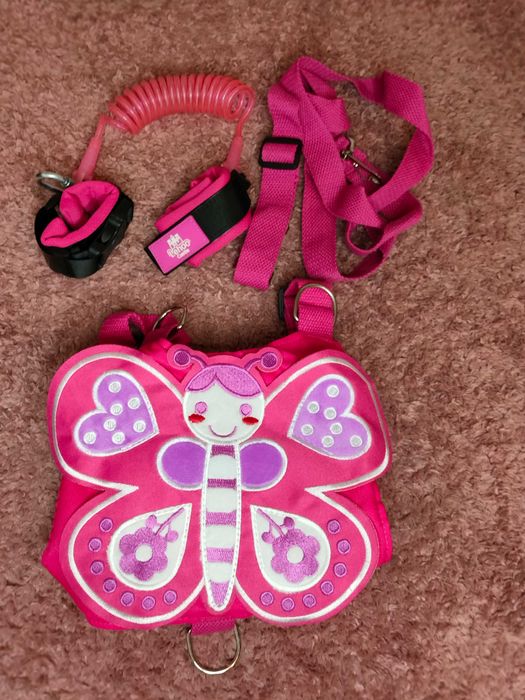 Szelki bezpieczeństwa Lehoo Castle dla dzieci różowe