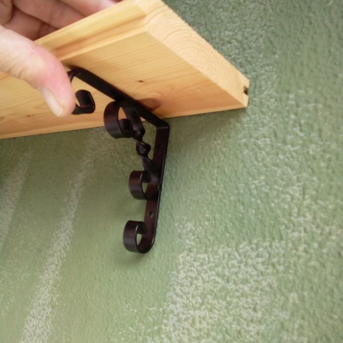 Suportes para prateleiras em ferro trabalhado!