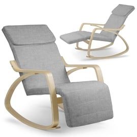 Fotel bujany SOFOTEL SUZI - jasno szary