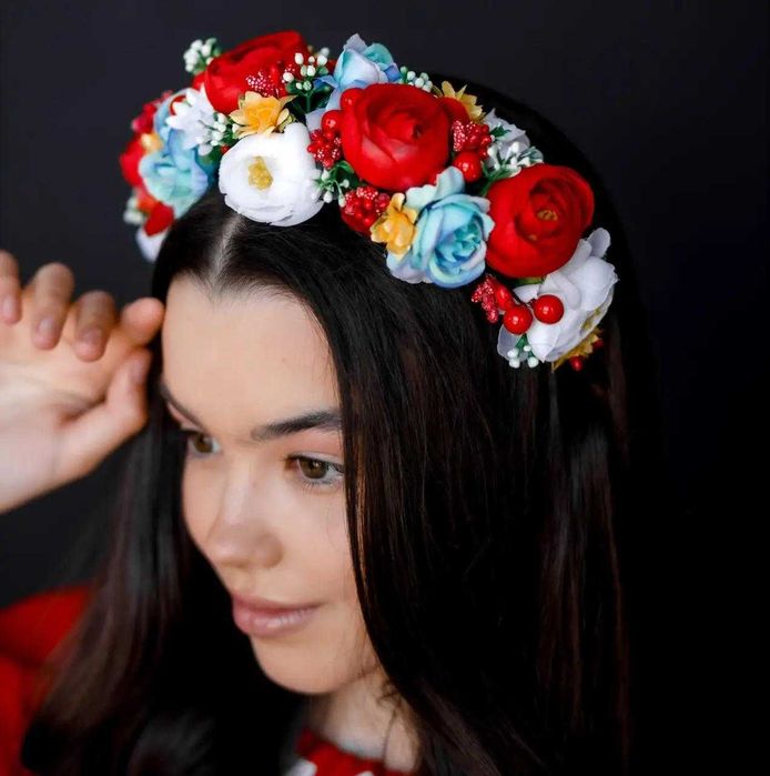 Українські віночки , обручі на голову , обідки