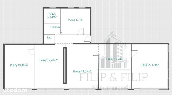 132 m² możliwości z widokiem na Stare Miasto